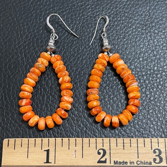 Jewelry - Orange beaded earrings